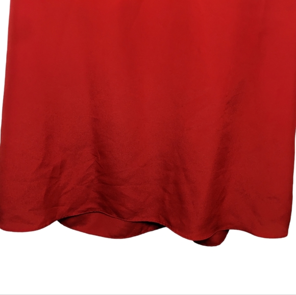 J. Crew Red Flowy Racerback Strappy Tank Top Size 10 ✨❤️ - Picture 8 of 13